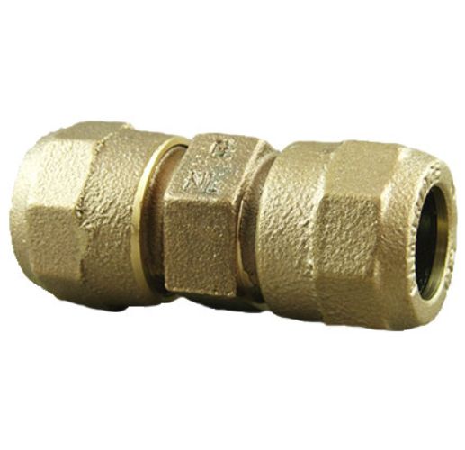 CAMBRIDGE BRASS - Series 118NL CB x CB Compression - N/L CPLG -  3/4" CB x 5/8" CB - 118NL-H3H2 - additional view