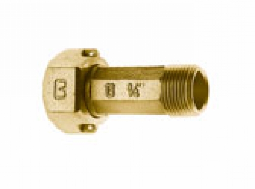 Cambridge Brass -3/4" Straight Meter Coupling - NO-LEAD 3/4" METERSWL NUT  X 3/4" MIP - 417NL-T3M3 - additional view
