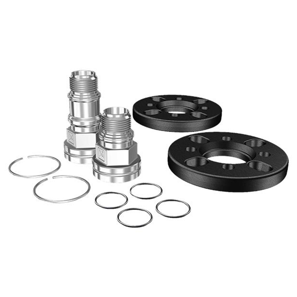 GRUNDFOS - FLANGE KITS FOR UNION MOUNTED PUMPS (Models, UPS15-35SUC/LC/DT, UPS15-55SUC/LC/DT)  1/2" bronze union sweat fitting set - 529913 - additional view