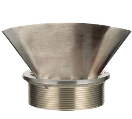 MIFAB - 4" X 9" NICKLE BRONZE OVAL FUNNEL  WITH 5" NB STRAINER ASSEMBLY  - EG-1 - additional view