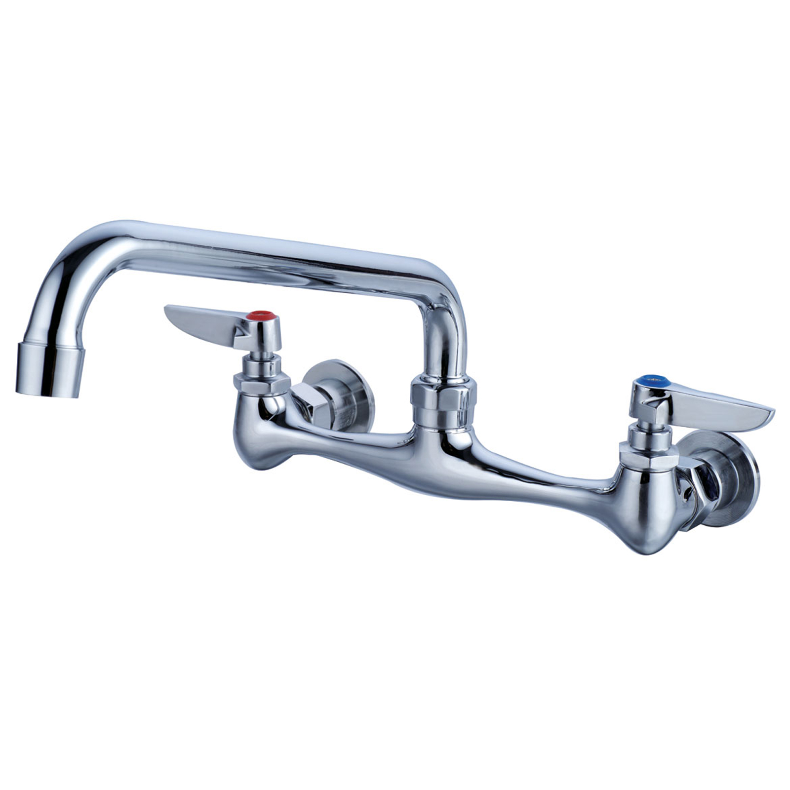 MASSI - YENISEI - Standard Duty Wall Mounted Faucet 8" Centers  8" Adjustable Centers 1/2" Female inlets 12" Swing Spout - MAXF-KS12 - additional view