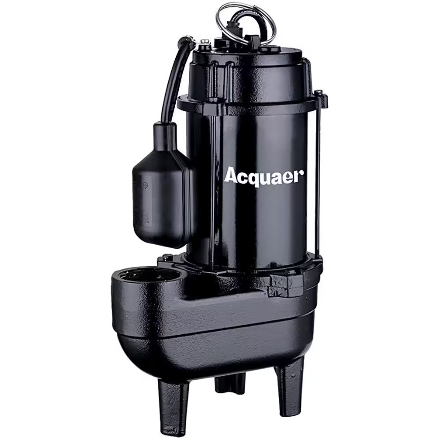 LEO - 3/4 HP Cast Iron Sewage Pump with Tethered Float Switch and 20 foot cord - USC56W-1-20 - additional view