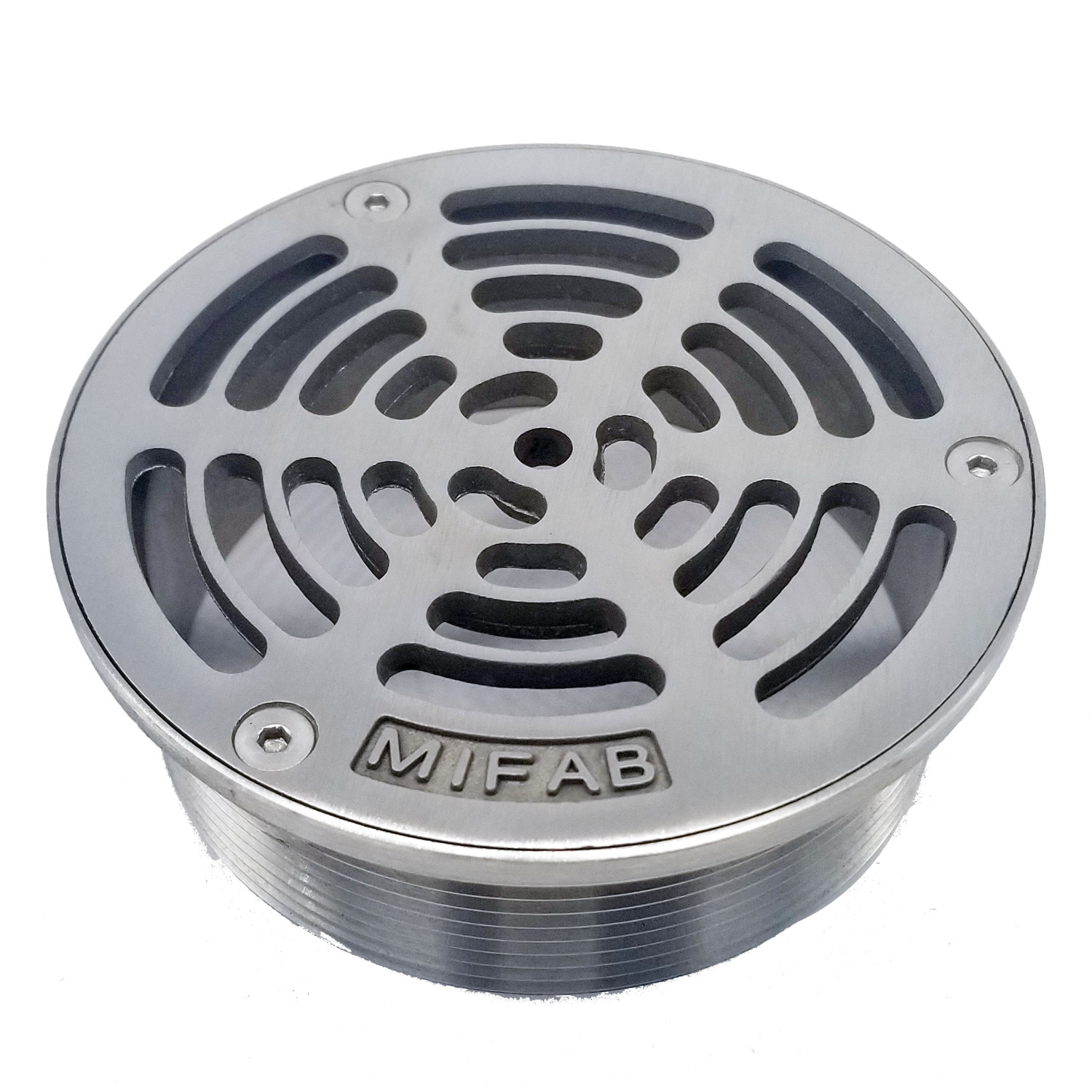 MIFAB- 5" DIA Nickel Bronze GRATE/SHANK - 5-1 - additional view