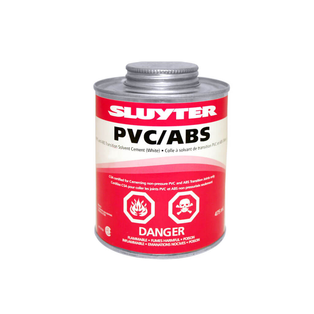 SLUYTER-PVC/ABS TRANSITION (White)250 ml-11243