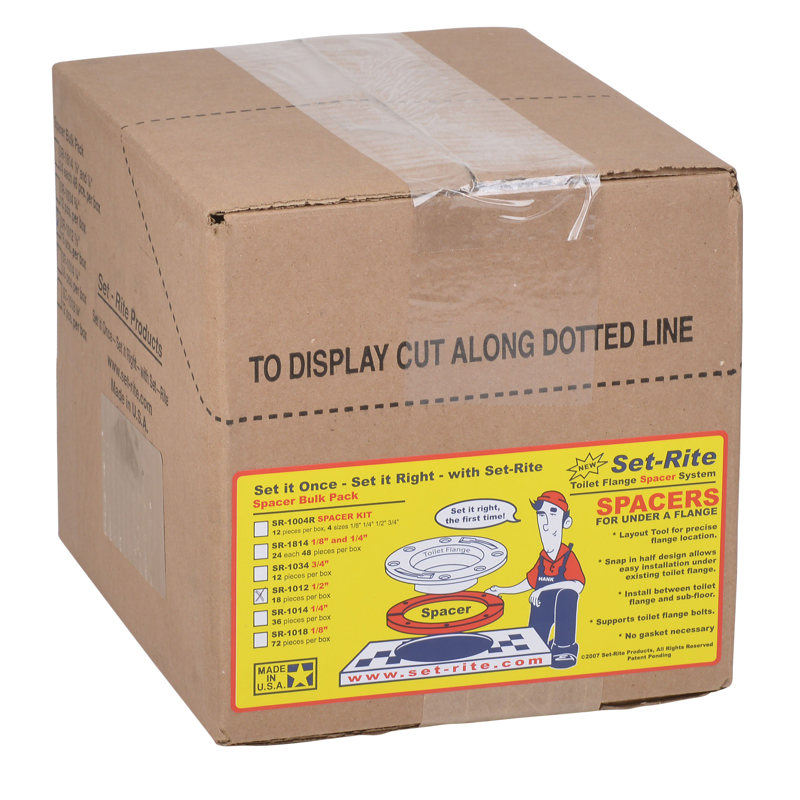 Oatey - 1/2" Set-Rite® Toilet Flange Spacers - 43411