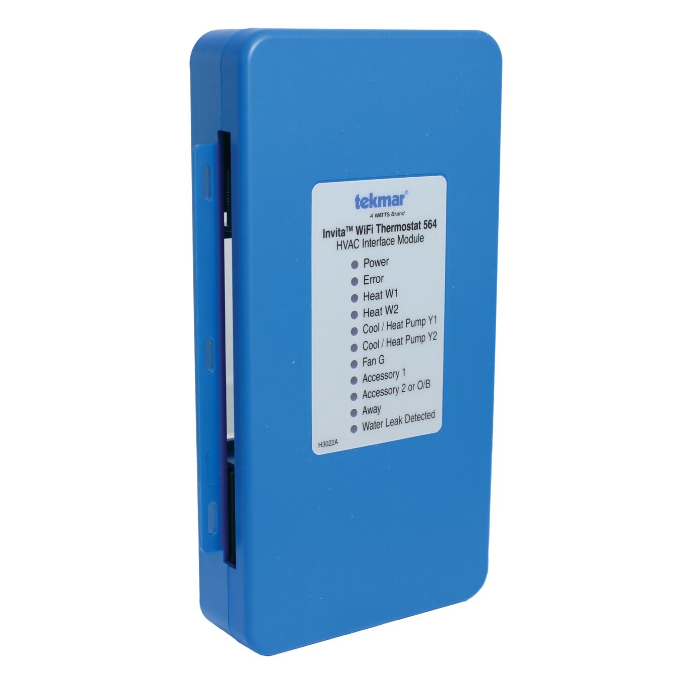 Tekmar -WiFi “Invita” Thermostat Conventional 2H/2C or Heat Pump 4H/2C, Fan, Relative Humidity, 2 Wire - Black- 564B