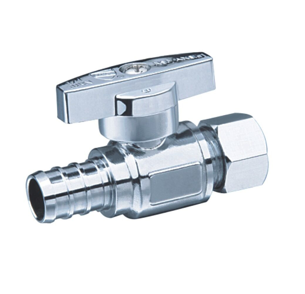 1/4 TURN STRAIGHT STOP VALVE 1/2"F1960 x 1/2" OD