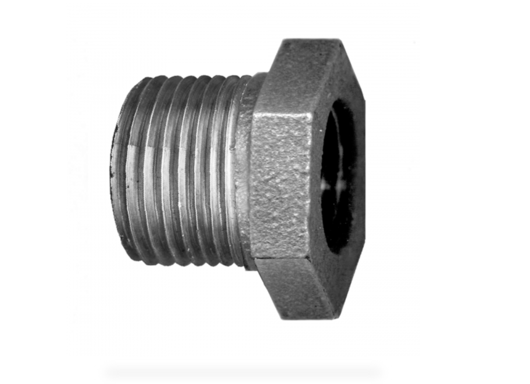 Blk Iron Bushing;1-1/4MPTx1FPT - BI-110-JH