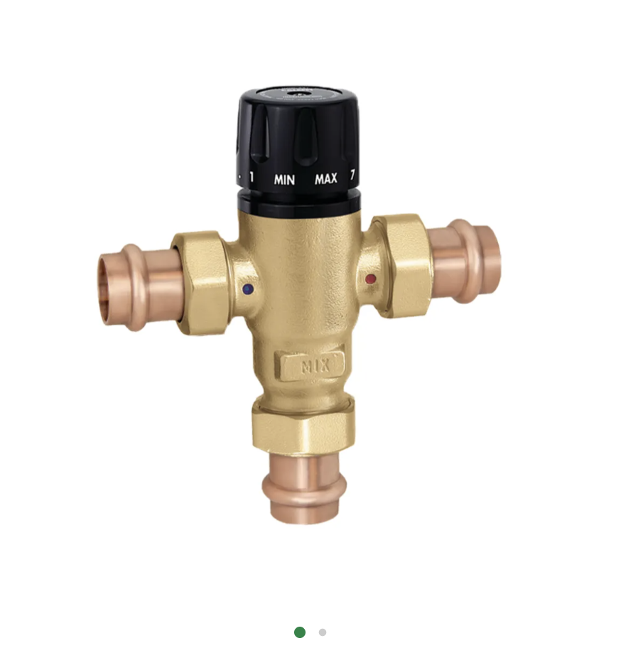 CALEFFI -   MixCal - 1" Press w/Gauge-521616A