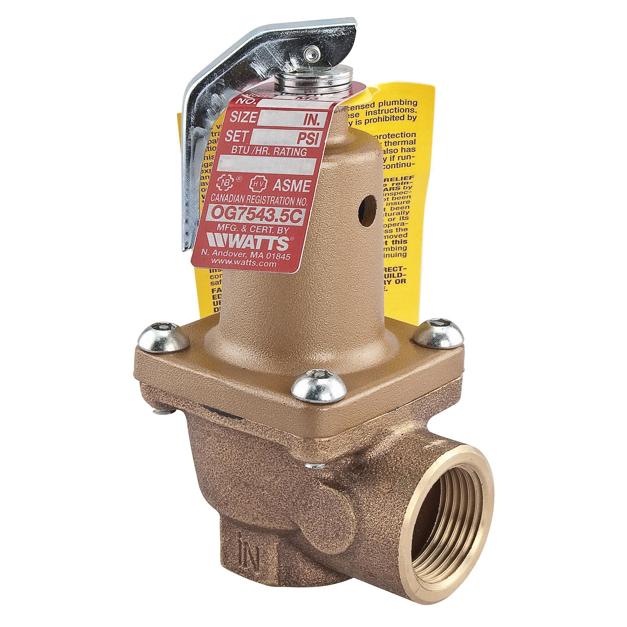WATTS - 174A WATTS RELIEF VALVE 3/4" 30 NPTF PRESSURE FOR  -  F274431
