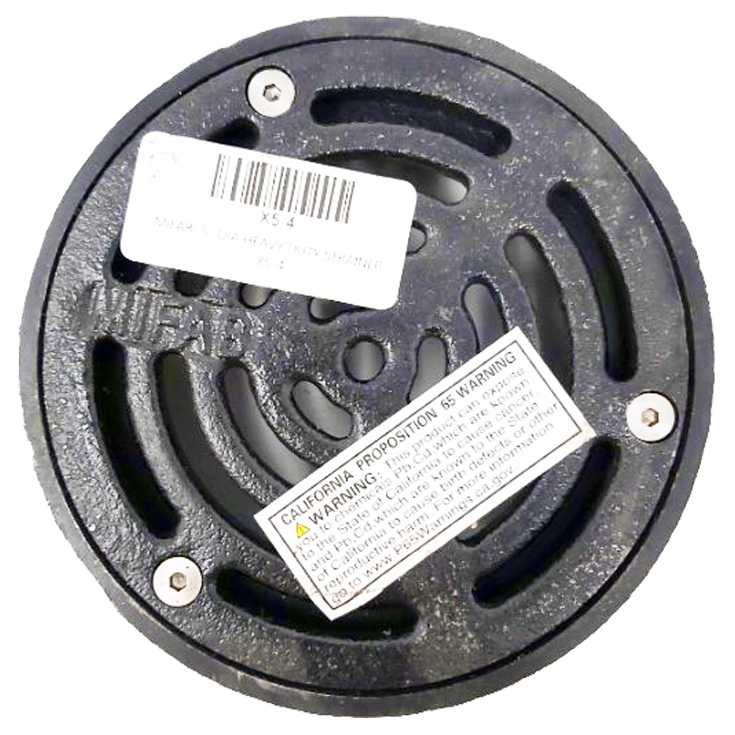 MIFAB- 5" DIA HEAVY DUTY STRAINER -X5-4