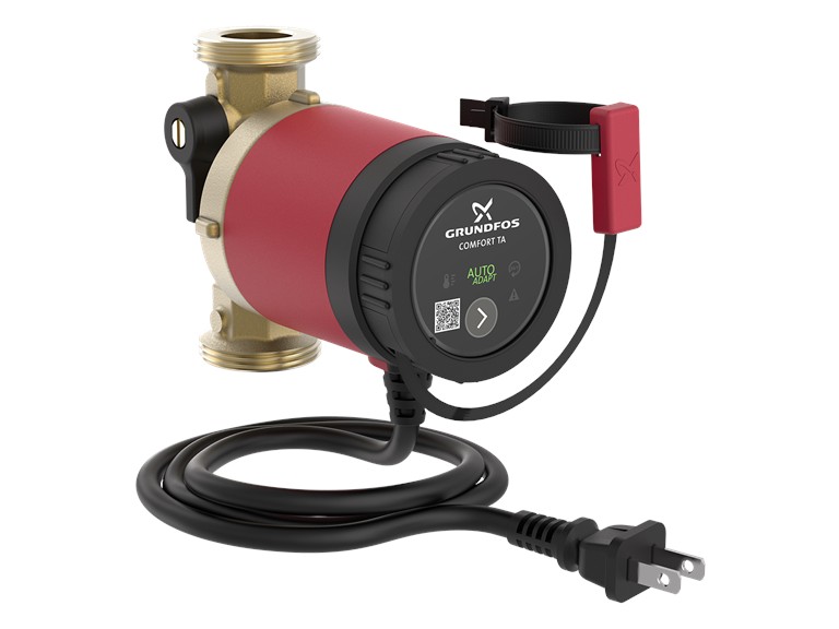 Grundfos - Comfort PM AutoAdapt Recirculation Pump Sweat, 1/2-Inch - 115/230 v 50/60 Hz - 10-16 A PM B5/LC- 98420224