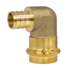 PRESS BRASS - PEX x PRESS ADAPTER 90 Elbow- NL BRASS