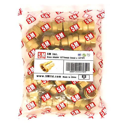 Brass Adapter Female Sweat x FPT - variation