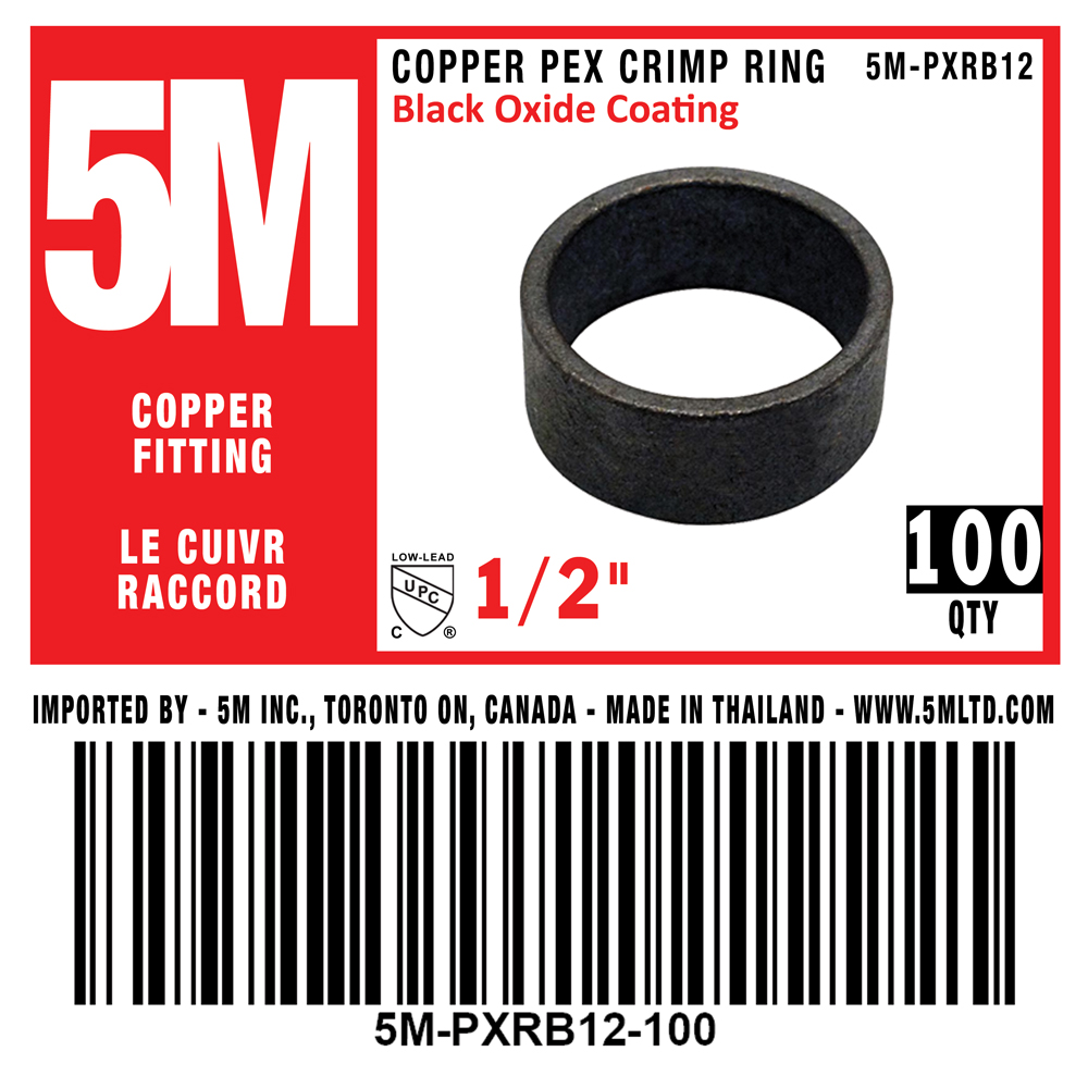 Pex Copper Crimp Ring - variation